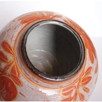 斎藤三郎 金蘭手 柘榴文壺　S3018 