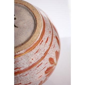 斎藤三郎 金蘭手 柘榴文壺　S3018 