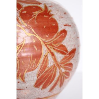 斎藤三郎 金蘭手 柘榴文壺　S3018 