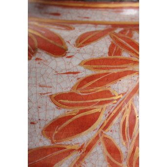 斎藤三郎 金蘭手 柘榴文壺　S3018 