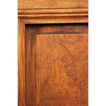 ピンクにかわガラスの格子付総欅ガラス戸 2枚1組　GD1072Y 