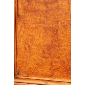 ピンクにかわガラスの格子付総欅ガラス戸 2枚1組　GD1072Y 