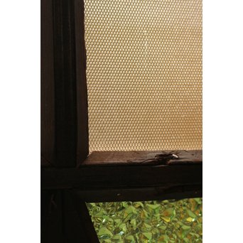 ダイア緑色ガラス欄間 2枚1組　R2205 