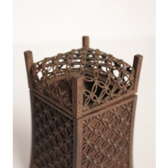 明珍宗春 七宝透鉄香炉　K573 