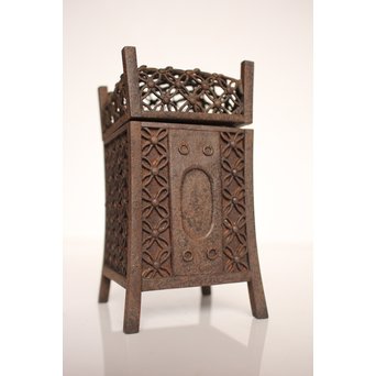 明珍宗春 七宝透鉄香炉　K573 