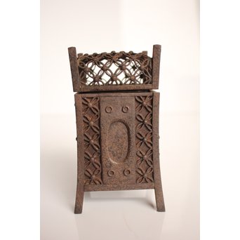 明珍宗春 七宝透鉄香炉　K573 