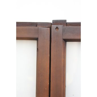 ダイアカット緑色ガラス戸 4枚1組　GD1073 