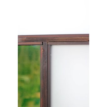 ダイアカット緑色ガラス戸 4枚1組　GD1073 