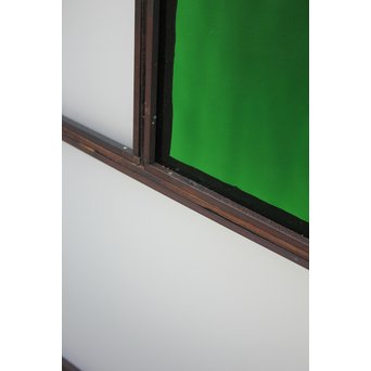 ダイアカット緑色ガラス戸 4枚1組　GD1073 