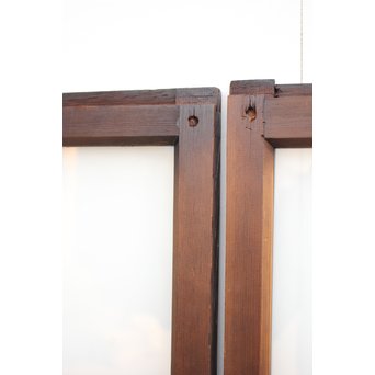 ダイアカット緑色ガラス戸 4枚1組　GD1073 