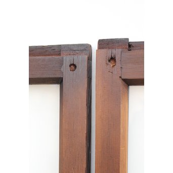 ダイアカット緑色ガラス戸 4枚1組　GD1073 