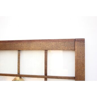 薔薇型色ガラス戸 2枚1組　GD1074Y 