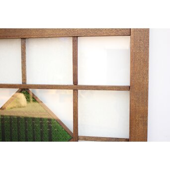 薔薇型色ガラス戸 2枚1組　GD1074Y 