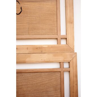 長尺特大 桐透かし欄間 2枚1組　R2213 