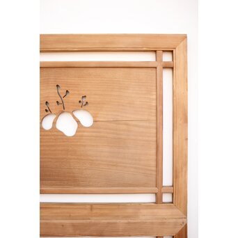 長尺特大 桐透かし欄間 2枚1組　R2213 