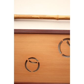 在銘 ツボツボ透かし欄間 2枚1組　R2215 