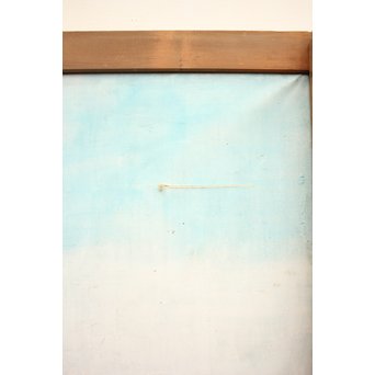 襖絵と毛利桑陰 山水画 両面襖戸 4枚1組　F202 