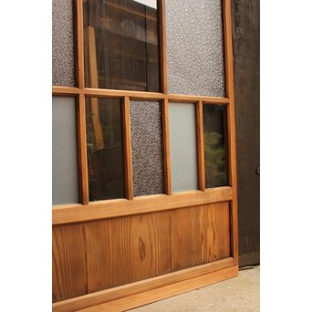 色ガラスの細分ガラス戸 4枚1組　GD1076 