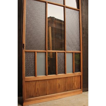 色ガラスの細分ガラス戸 4枚1組　GD1076 