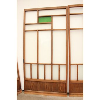 色ガラスの細分ガラス戸 4枚1組　GD1076 