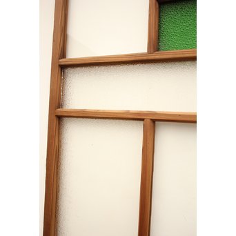 色ガラスの細分ガラス戸 4枚1組　GD1076 