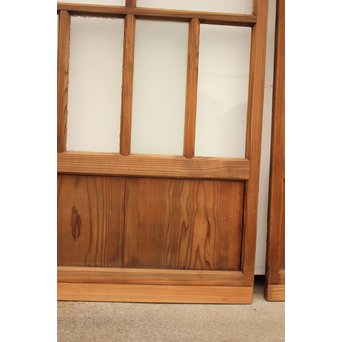 色ガラスの細分ガラス戸 4枚1組　GD1076 