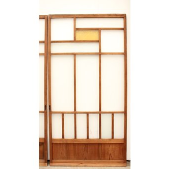 色ガラスの細分ガラス戸 4枚1組　GD1076 