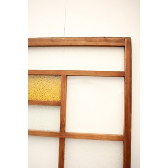 色ガラスの細分ガラス戸 4枚1組　GD1076 