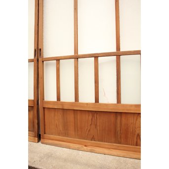 色ガラスの細分ガラス戸 4枚1組　GD1076 