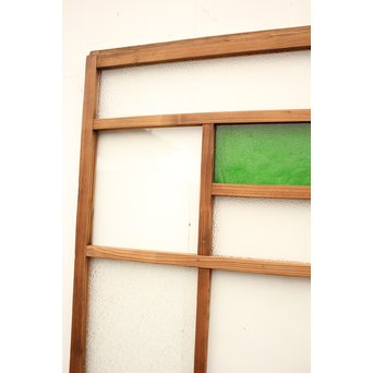 色ガラスの細分ガラス戸 4枚1組　GD1076 