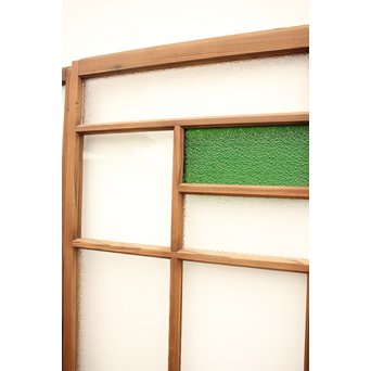 色ガラスの細分ガラス戸 4枚1組　GD1076 