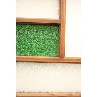 色ガラスの細分ガラス戸 4枚1組　GD1076 