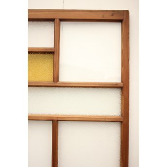 色ガラスの細分ガラス戸 4枚1組　GD1076 