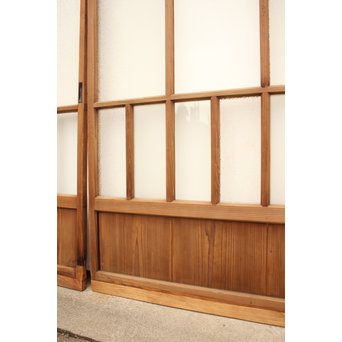 色ガラスの細分ガラス戸 4枚1組　GD1076 