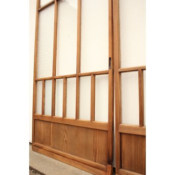 色ガラスの細分ガラス戸 4枚1組　GD1076 