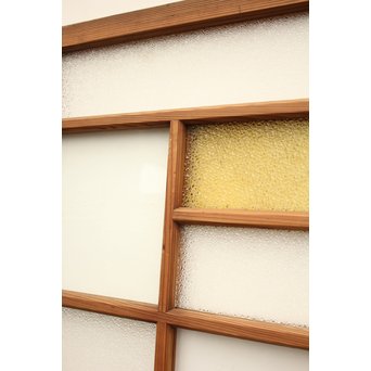 色ガラスの細分ガラス戸 4枚1組　GD1076 