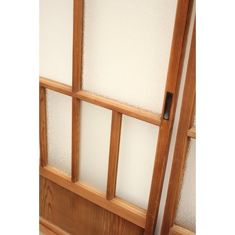 色ガラスの細分ガラス戸 4枚1組　GD1076 