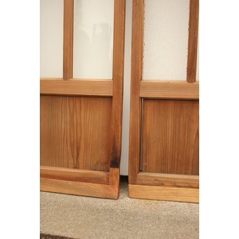 色ガラスの細分ガラス戸 4枚1組　GD1076 