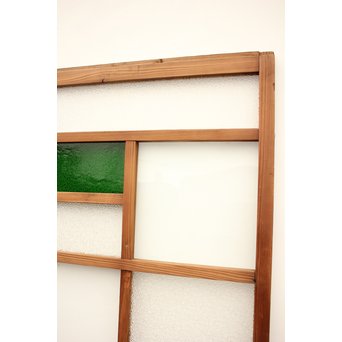 色ガラスの細分ガラス戸 4枚1組　GD1076 