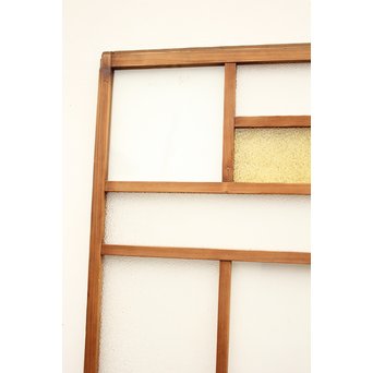 色ガラスの細分ガラス戸 4枚1組　GD1076 