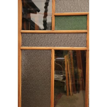 色ガラスの細分ガラス戸 4枚1組　GD1076 