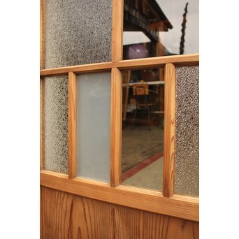 色ガラスの細分ガラス戸 4枚1組　GD1076 