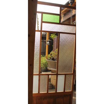 色ガラスの細分ガラス戸 4枚1組　GD1076 