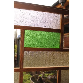 色ガラスの細分ガラス戸 4枚1組　GD1076 