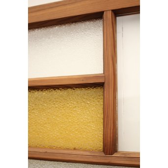 色ガラスの細分ガラス戸 4枚1組　GD1076 