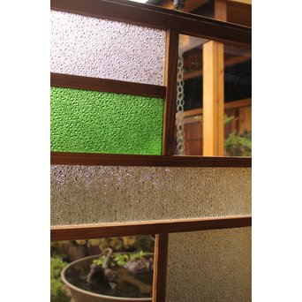 色ガラスの細分ガラス戸 4枚1組　GD1076 