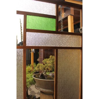 色ガラスの細分ガラス戸 4枚1組　GD1076 