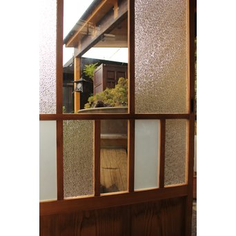 色ガラスの細分ガラス戸 4枚1組　GD1076 