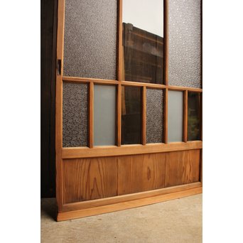 色ガラスの細分ガラス戸 4枚1組　GD1076 