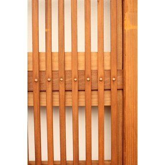 8枚組 障子枠付クリアガラス格子戸　L900Y 